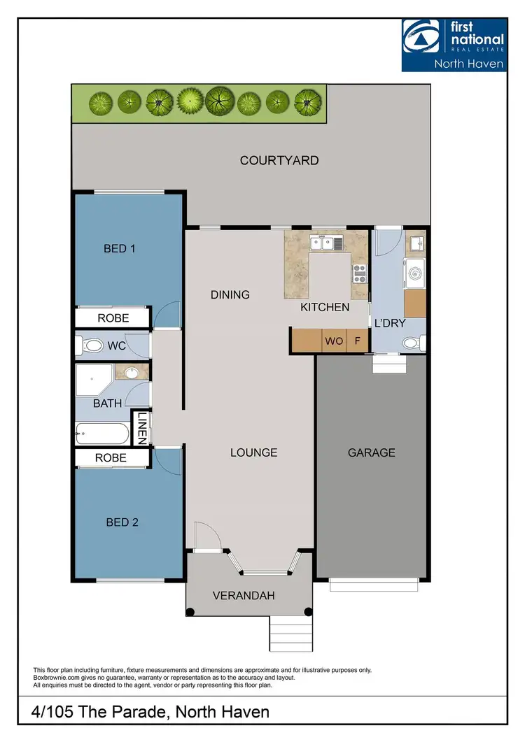 Floorplan of Homely villa listing, 4/105 The Parade, North Haven NSW 2443