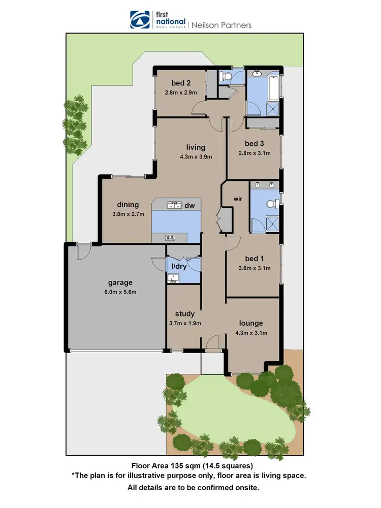 Floorplan of Homely house listing, 3 Persimmon Lane, Pakenham VIC 3810