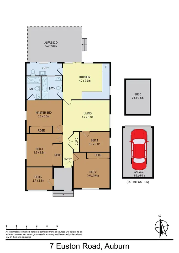 Floorplan of Homely house listing, 7 Euston Road, Auburn NSW 2144