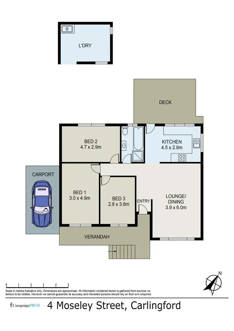 Floorplan of Homely house listing, 4 Moseley Street, Carlingford NSW 2118