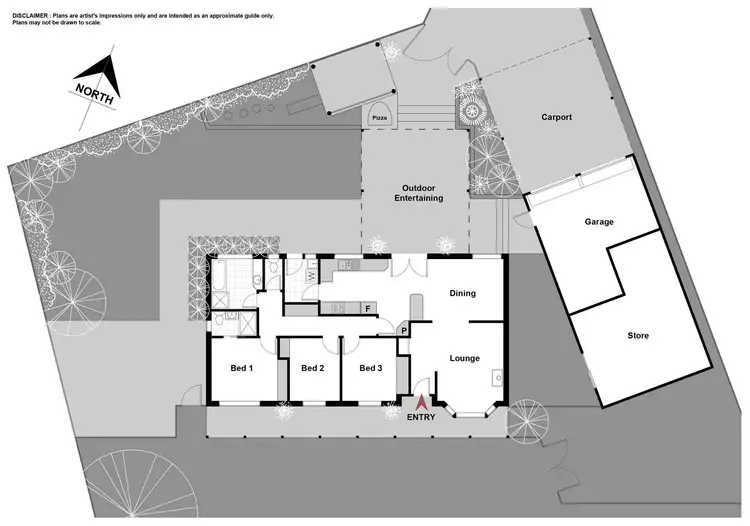 Floorplan of Homely house listing, 114 Ashkanasy Crescent, Evatt ACT 2617