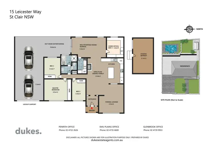 Floorplan of Homely house listing, 15 Leicester Way, St Clair NSW 2759