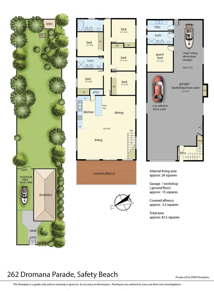 Floorplan of Homely house listing, 262 Dromana Parade, Safety Beach VIC 3936