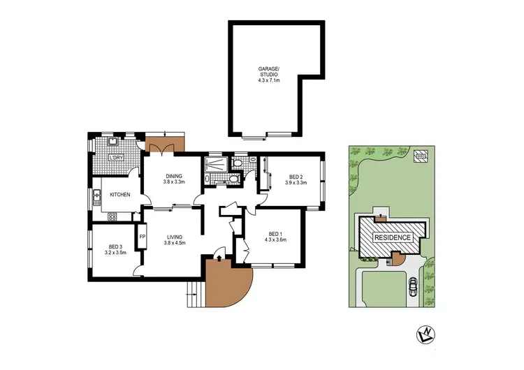 Floorplan of Homely house listing, 30 Stewart Street, Eastwood NSW 2122