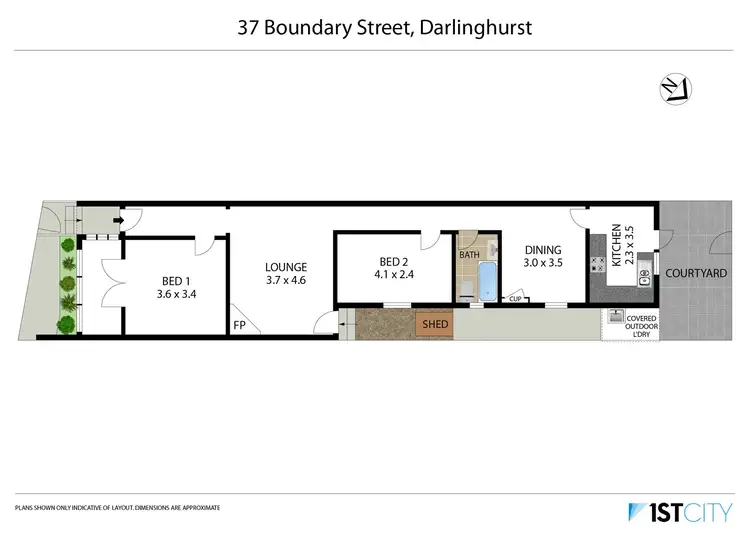 Floorplan of Homely house listing, 37 Boundary Street, Darlinghurst NSW 2010