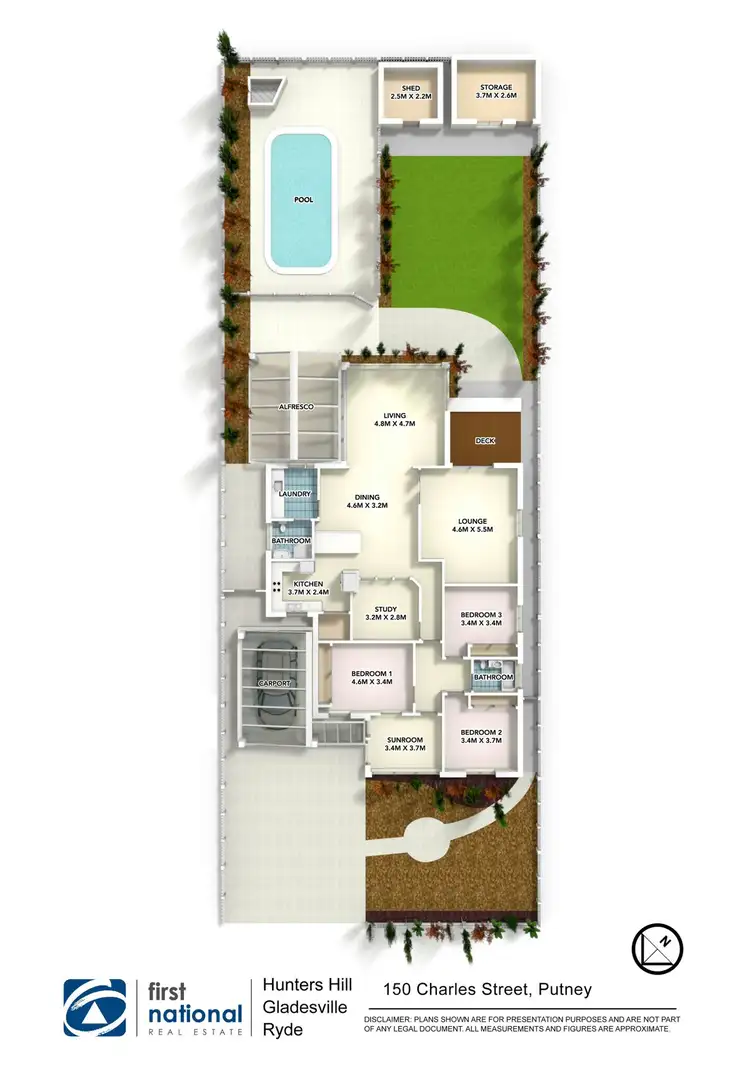 Floorplan of Homely house listing, 150 Charles Street, Putney NSW 2112