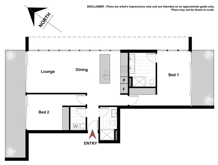 Floorplan of Homely apartment listing, 27/8 Trevillian Quay, Kingston ACT 2604