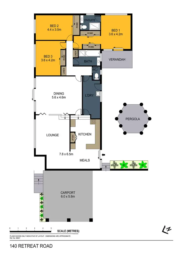 Floorplan of Homely house listing, 140 Retreat Road, Spring Gully VIC 3550