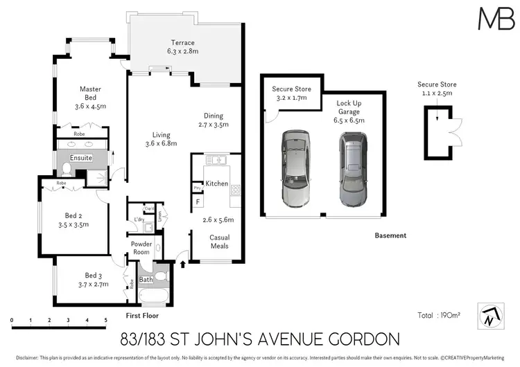 Floorplan of Homely apartment listing, 83/183 St Johns Avenue, Gordon NSW 2072