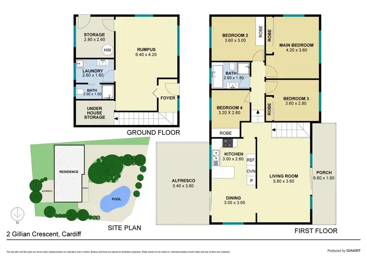 Floorplan of Homely house listing, 2 Gillian Crescent, Cardiff NSW 2285