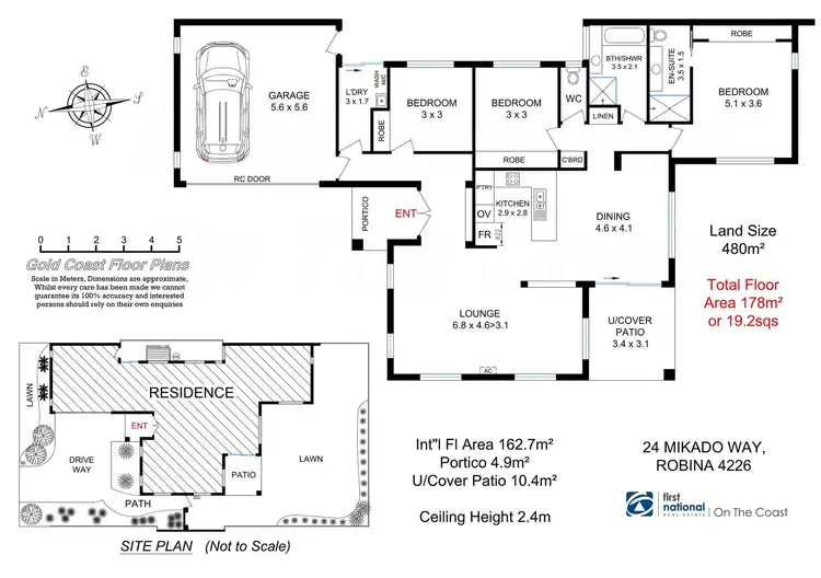 Floorplan of Homely house listing, 24 Mikado Way, Robina QLD 4226