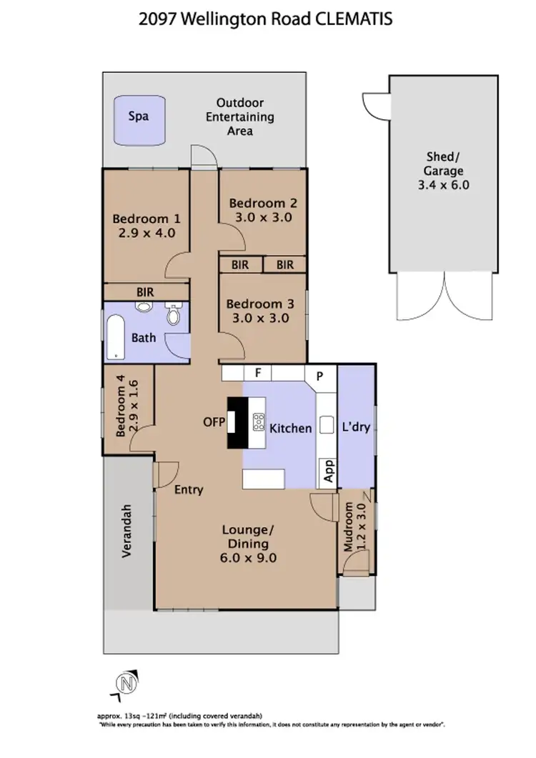 Floorplan of Homely house listing, 2097 Wellington Road, Clematis VIC 3782
