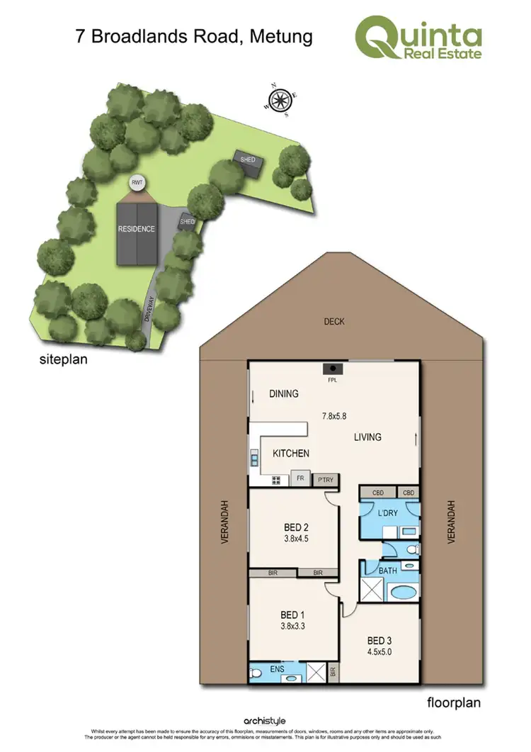 Floorplan of Homely house listing, 5-7 Broadland Road, Metung VIC 3904