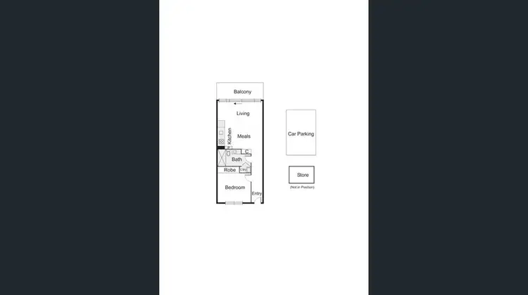 Floorplan of Homely apartment listing, 414/163 Fitzroy Street, St Kilda VIC 3182