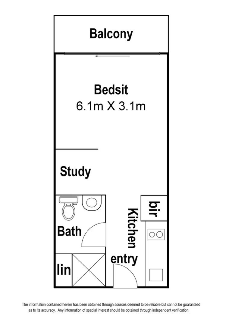 Floorplan of Homely apartment listing, 128/386 Burwood Highway, Burwood VIC 3125