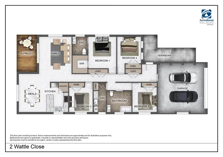 Floorplan of Homely house listing, 2 Wattle Close, Kelso NSW 2795