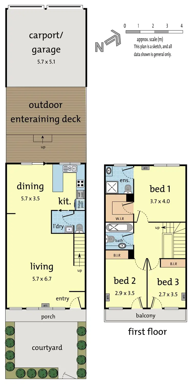 Floorplan of Homely townhouse listing, 4 Mayfair, Mont Albert North VIC 3129