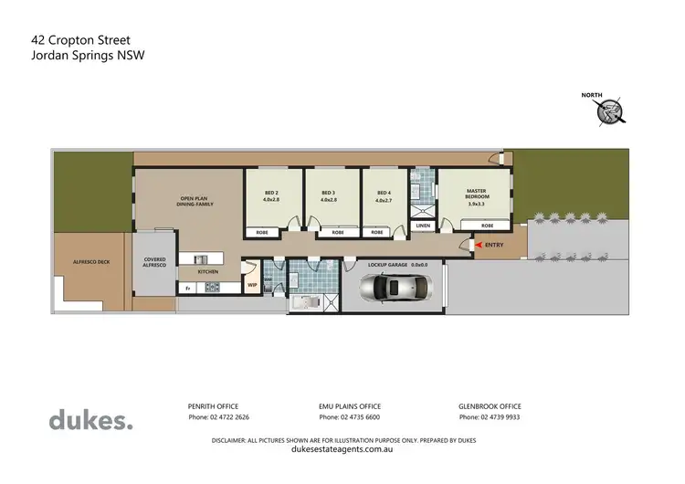 Floorplan of Homely house listing, 42 Cropton Street, Jordan Springs NSW 2747