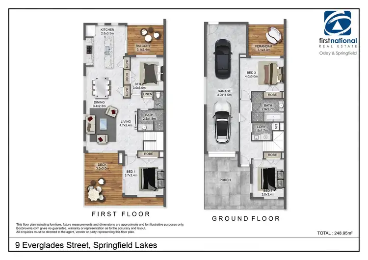 Floorplan of Homely house listing, 9 Everglades Street, Springfield Lakes QLD 4300