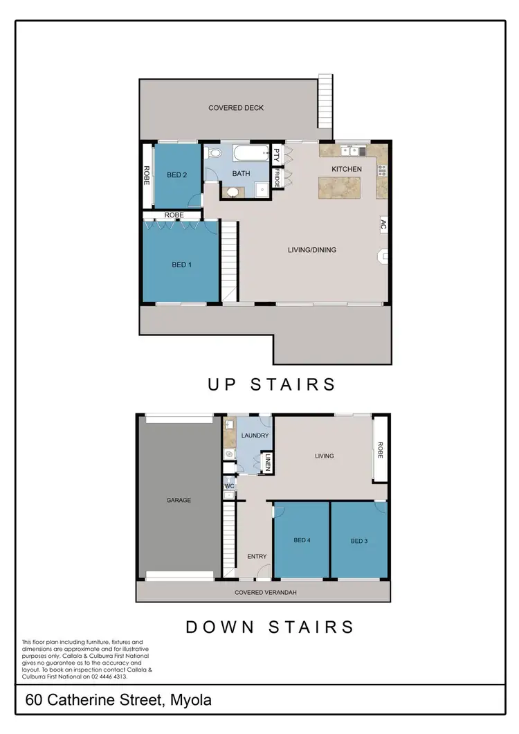 Floorplan of Homely house listing, 60 Catherine Street, Myola, Callala Beach NSW 2540