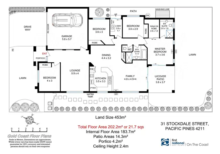 Floorplan of Homely house listing, 31 Stockdale Street, Pacific Pines QLD 4211