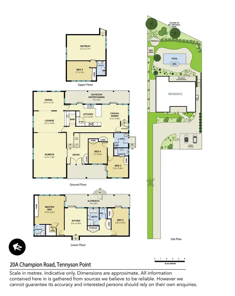 Floorplan of Homely house listing, 20A Champion Road, Tennyson Point NSW 2111
