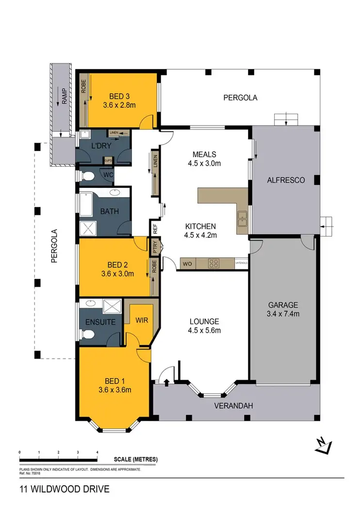 Floorplan of Homely house listing, 11 Wildwood Drive, Strathdale VIC 3550
