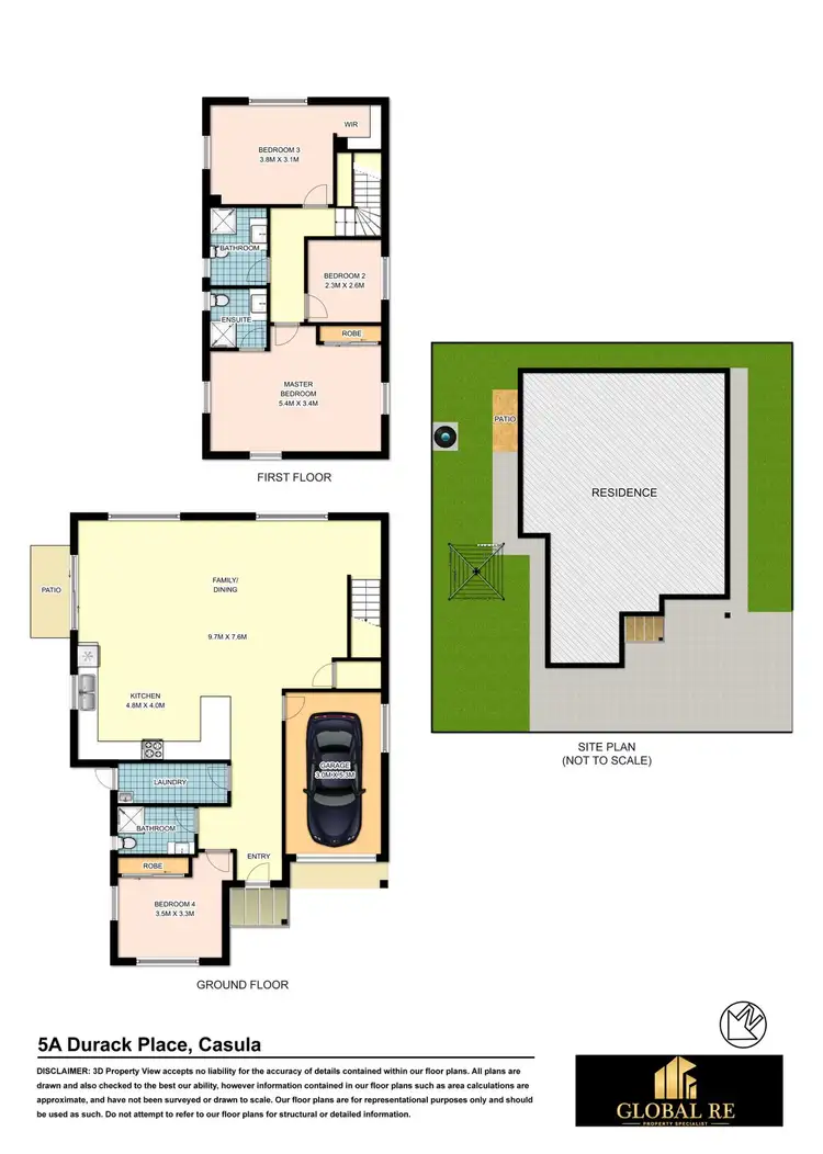 Floorplan of Homely house listing, 5A Durack Place, Casula NSW 2170