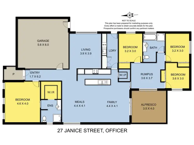 Floorplan of Homely house listing, 27 Janice Street, Officer VIC 3809