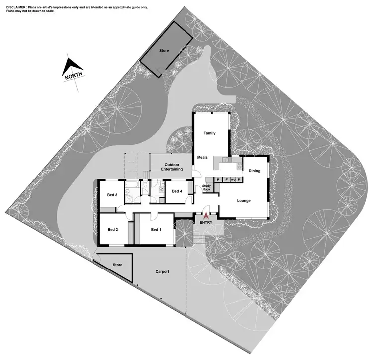 Floorplan of Homely house listing, 79 Blackwood Terrace, Holder ACT 2611