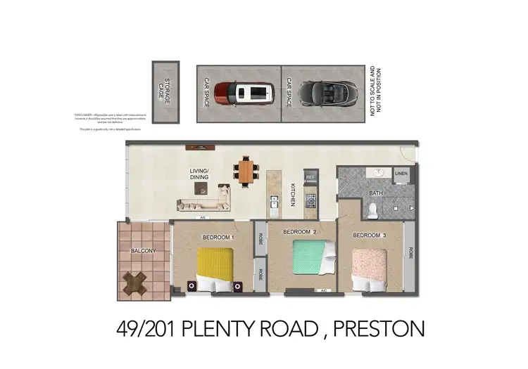 Floorplan of Homely apartment listing, 201/49 Plenty Road, Preston VIC 3072