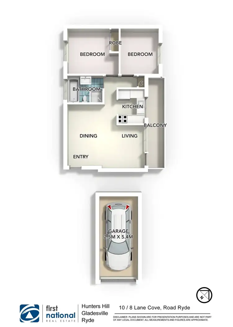 Floorplan of Homely apartment listing, 10/8 Lane Cove Road, Ryde NSW 2112