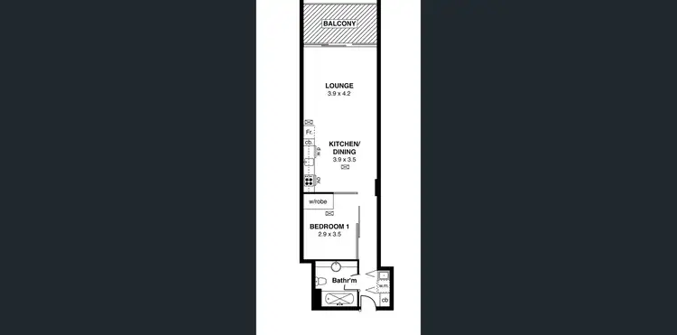 Floorplan of Homely apartment listing, 207/19 Holdfast Promenade, Glenelg SA 5045