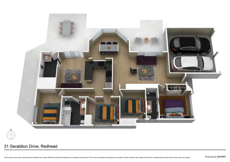 Floorplan of Homely house listing, 31 Geraldton Drive, Redhead NSW 2290