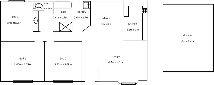 Floorplan of Homely house listing, 3 Angus Road, Tiddy Widdy Beach SA 5571