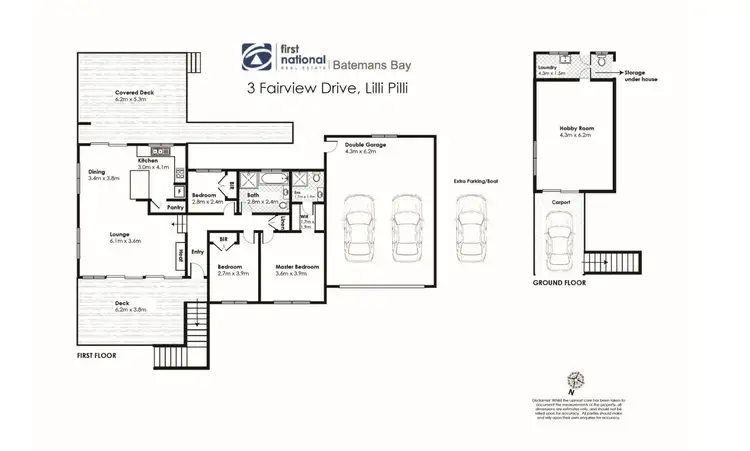 Floorplan of Homely house listing, 3 Fairview Drive, Lilli Pilli NSW 2536