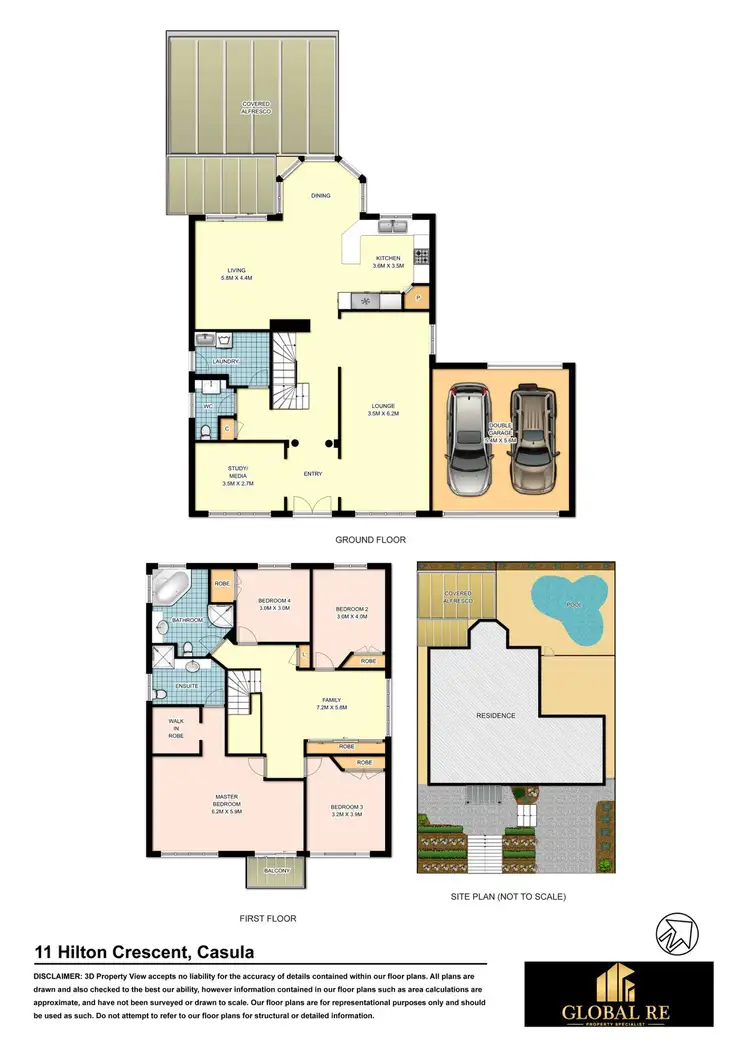 Floorplan of Homely house listing, 11 Hilton Crescent, Casula NSW 2170