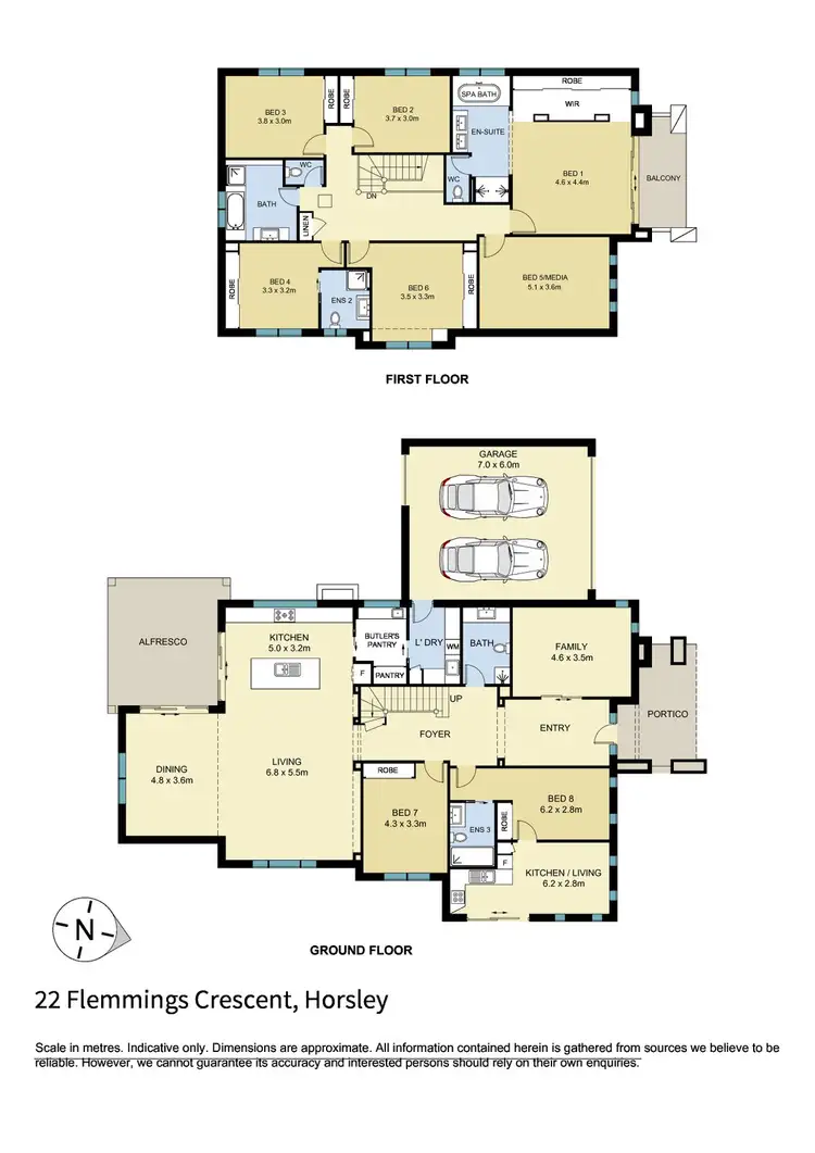 Floorplan of Homely house listing, 22 Flemmings Crescent, Horsley NSW 2530
