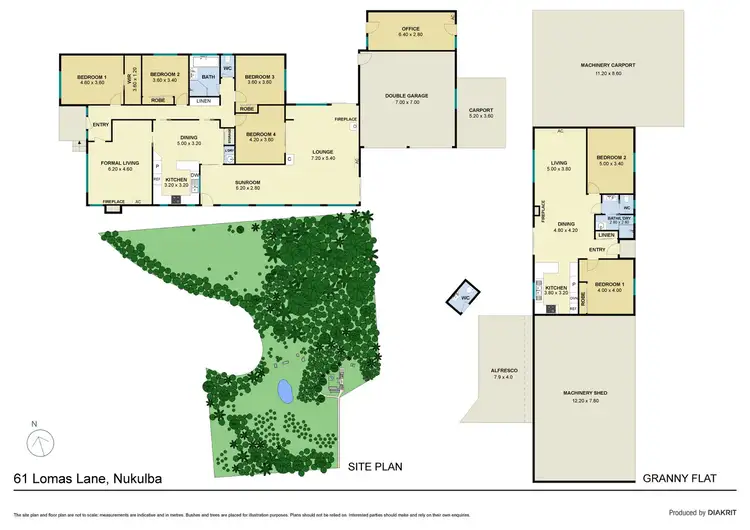 Floorplan of Homely rural property listing, 61 Lomas Lane, Nulkaba NSW 2325