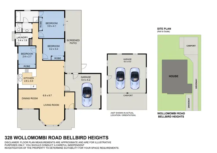 Floorplan of Homely house listing, 328 Wollombi Road, Bellbird Heights NSW 2325