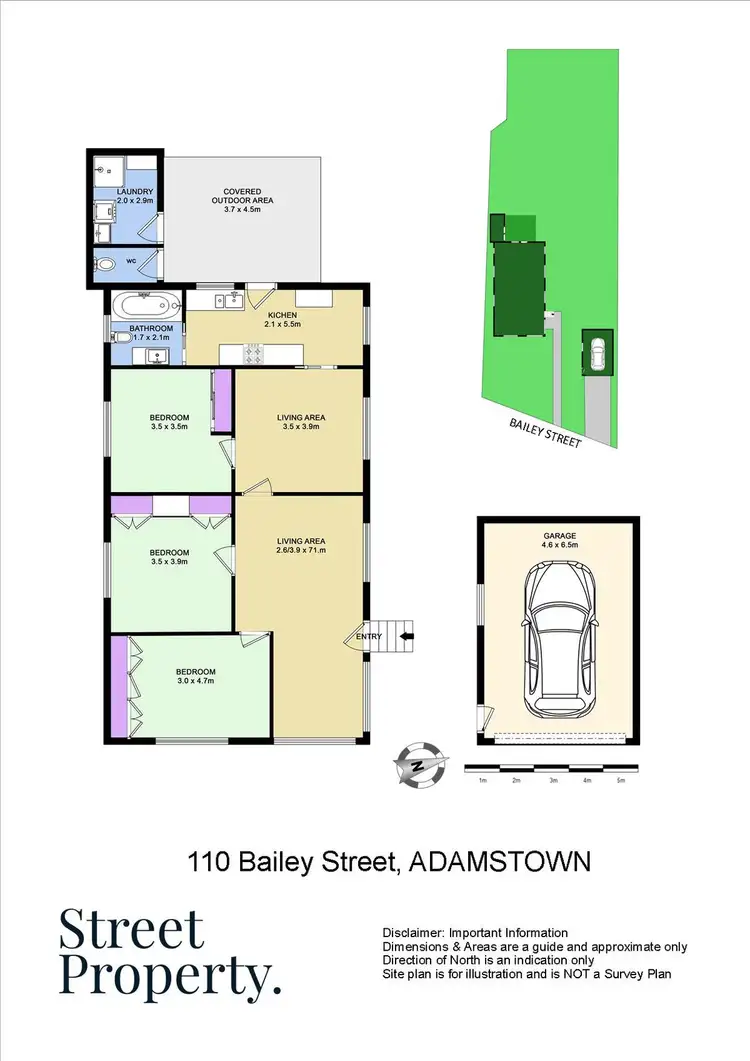 Floorplan of Homely house listing, 110 Bailey Street, Adamstown NSW 2289