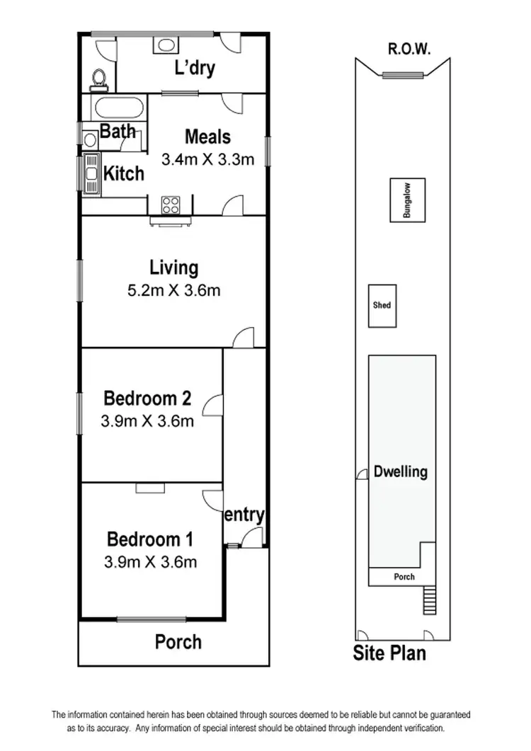 Floorplan of Homely house listing, 33 Westbourne Road, Kensington VIC 3031