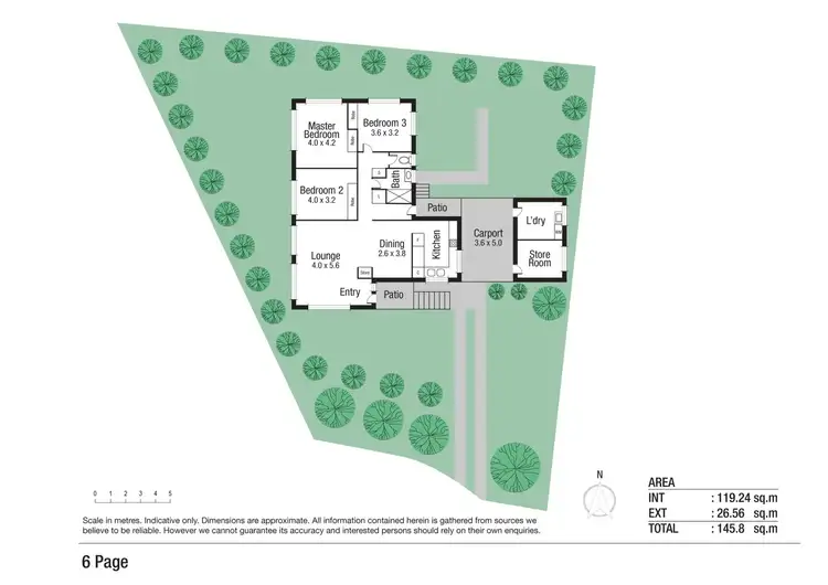 Floorplan of Homely house listing, 6 PAGE COURT, Aitkenvale QLD 4814