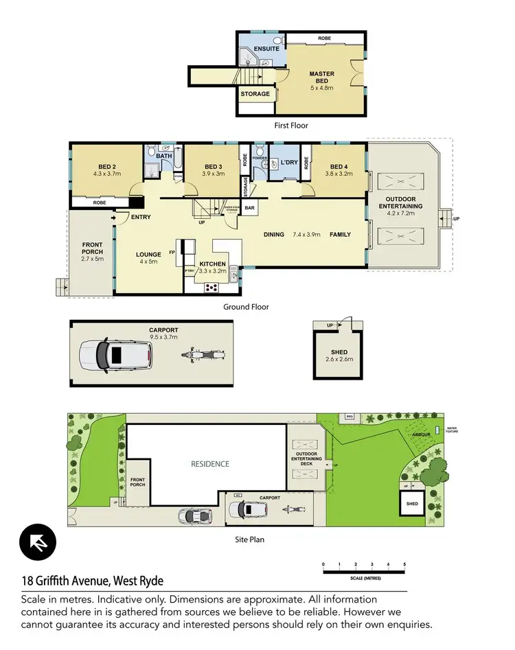 Floorplan of Homely house listing, 18 Griffiths Avenue, West Ryde NSW 2114