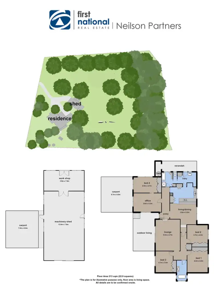 Floorplan of Homely rural property listing, 596 Oneil Road, Beaconsfield VIC 3807