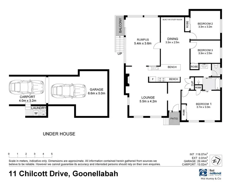Floorplan of Homely house listing, 11 Chilcott Drive, Goonellabah NSW 2480