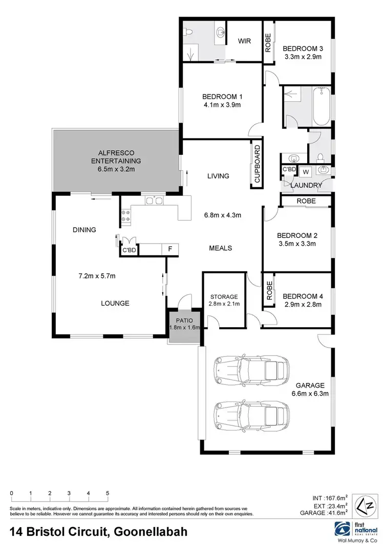 Floorplan of Homely house listing, 14 Bristol Circuit, Goonellabah NSW 2480
