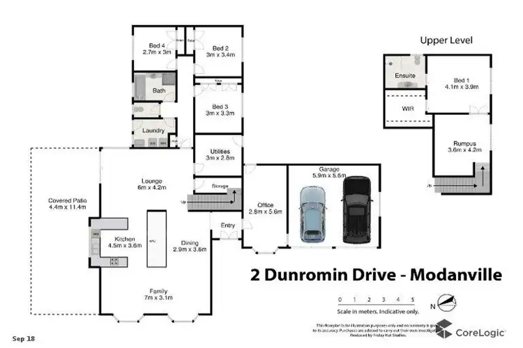 Floorplan of Homely house listing, 2 Dunromin Drive, Modanville NSW 2480