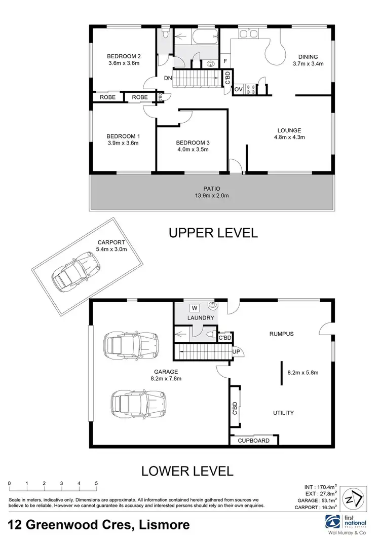 Floorplan of Homely house listing, 12 Greenwood Crescent, Lismore NSW 2480
