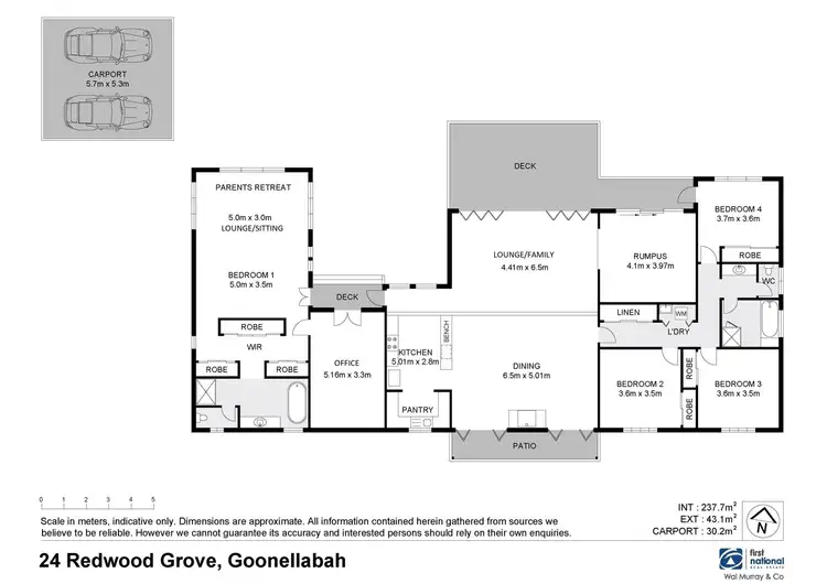 Floorplan of Homely house listing, 24 Redwood Grove, Goonellabah NSW 2480